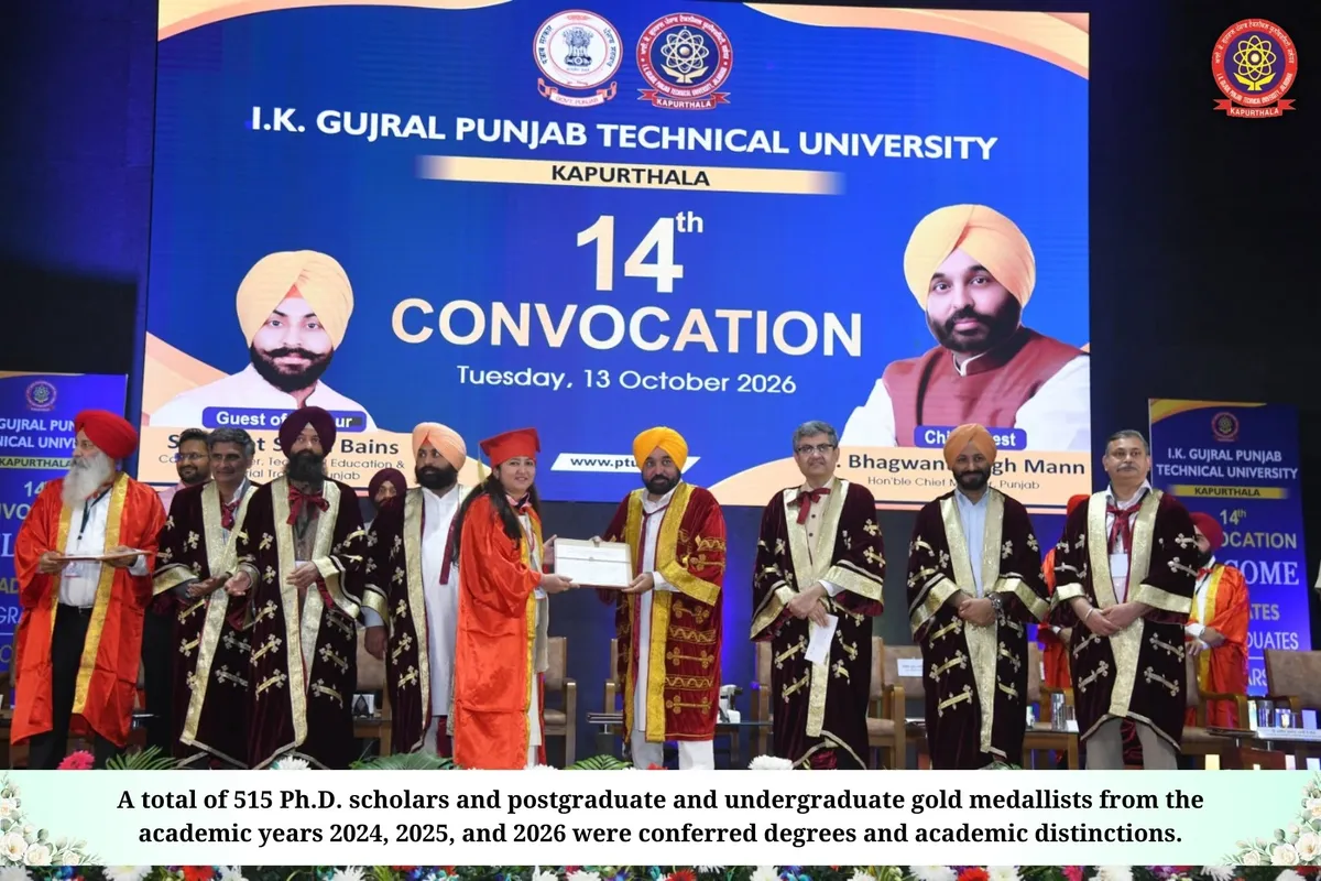IKGPTU Confers Degrees on 515 Scholars and Gold Medallists at 14th Convocation